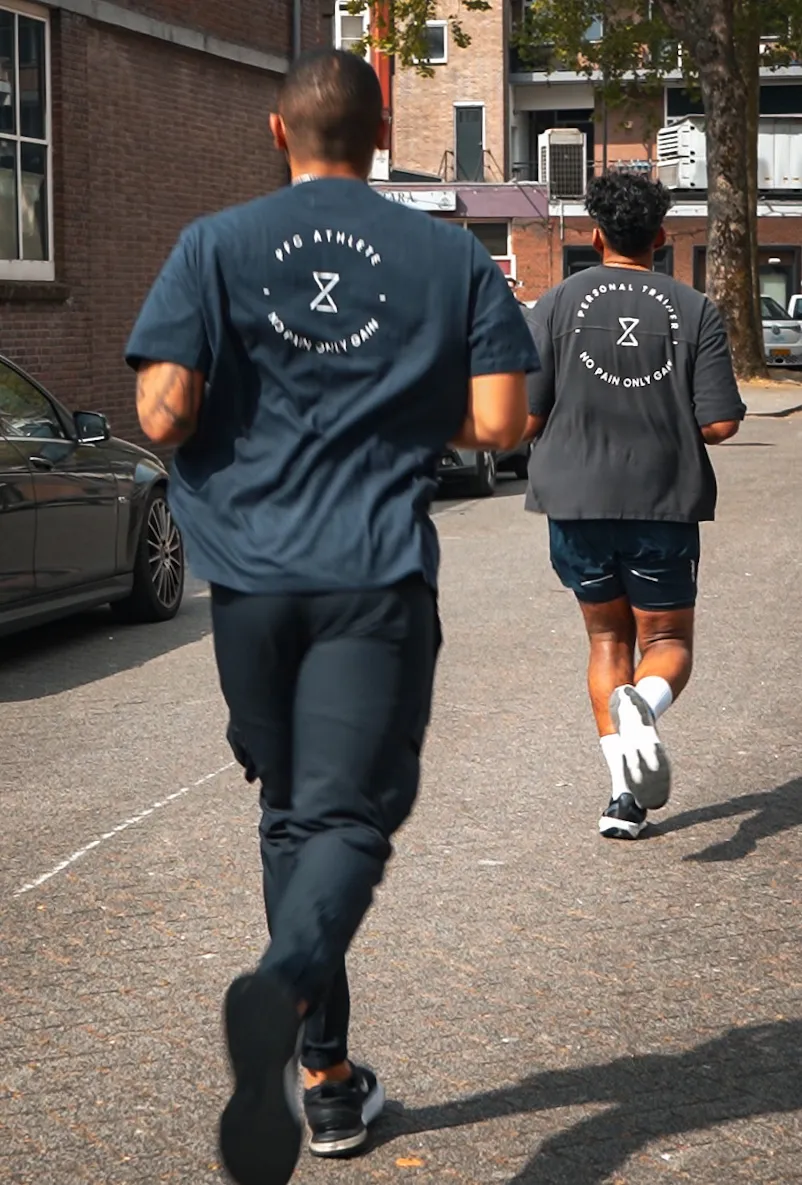 Clients running pain-free outdoors